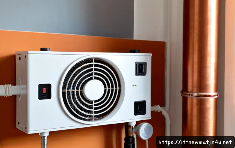 열전 소재 - Photorealistic close-up of a compact thermoelectric generator module clamped between a warm terracot...